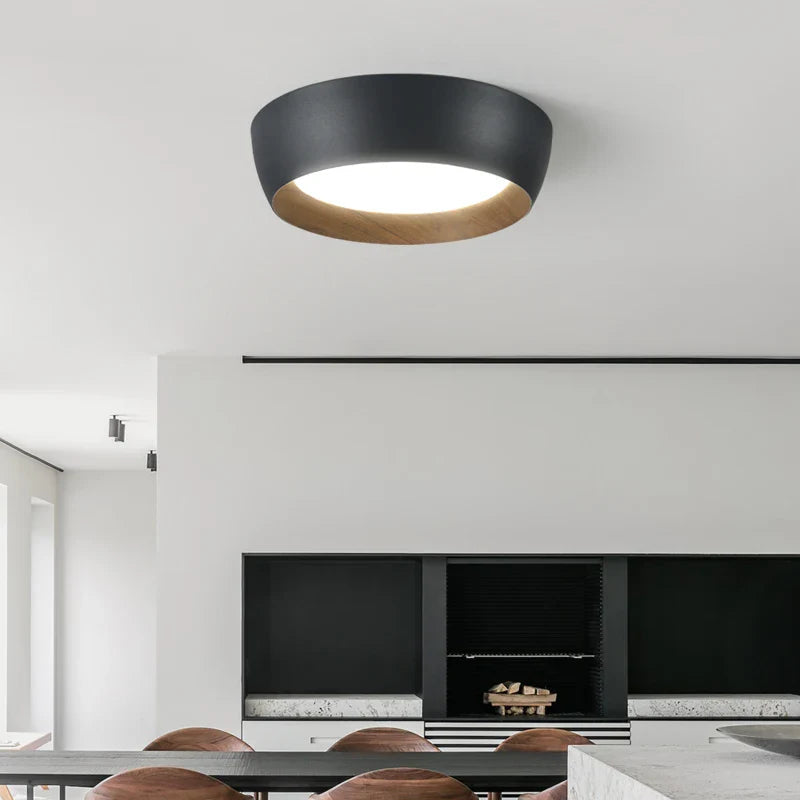 NordicGlow | Stylowa minimalistyczna lampa sufitowa LED typu flush mount