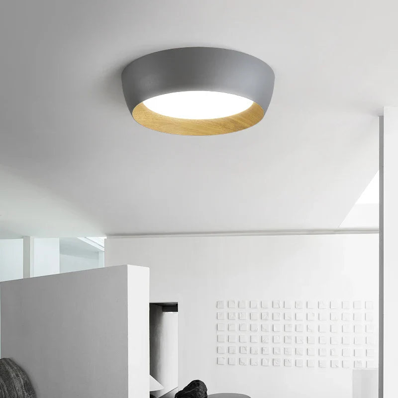 NordicGlow | Stylowa minimalistyczna lampa sufitowa LED typu flush mount
