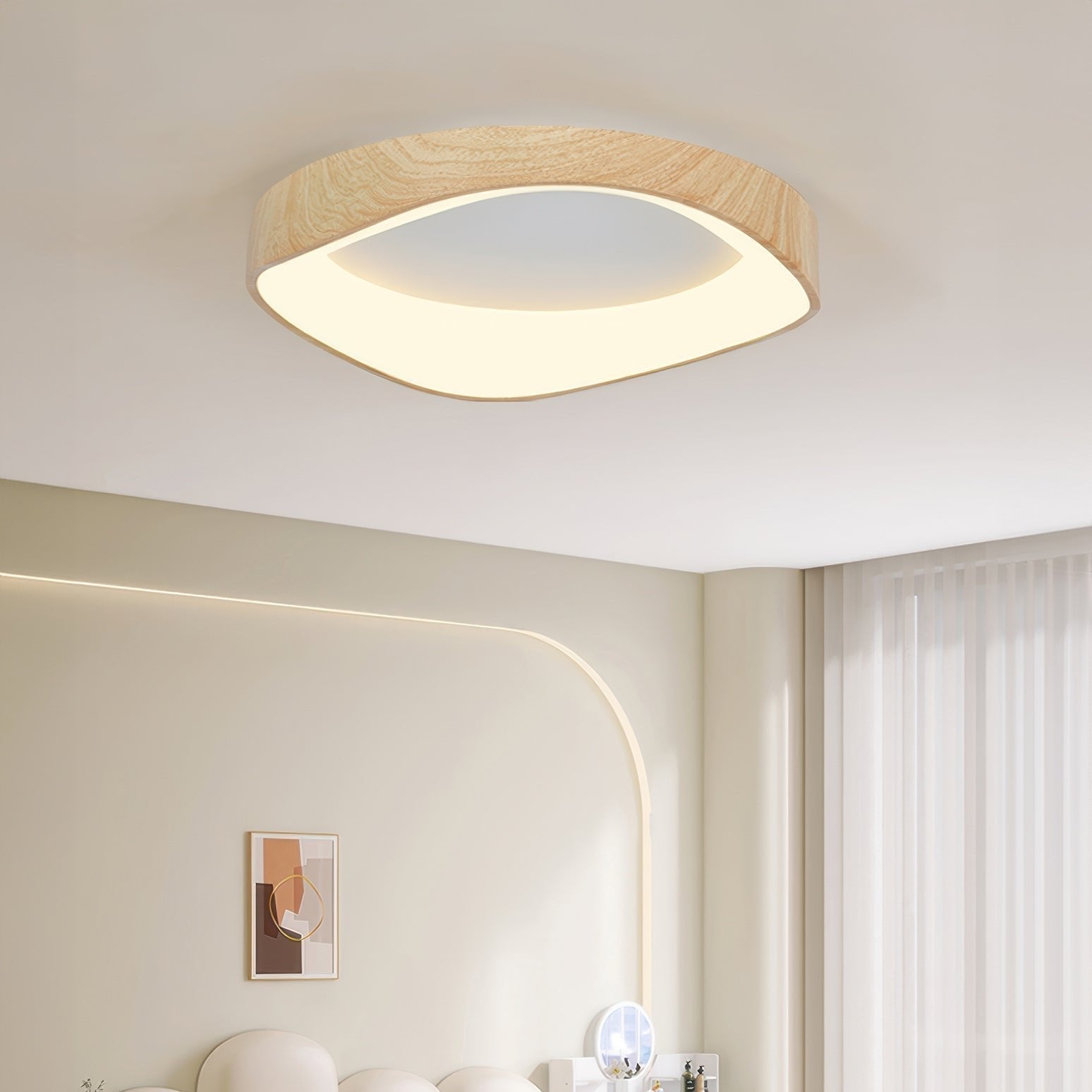 NordicWood | Elegancka minimalistyczna lampa sufitowa