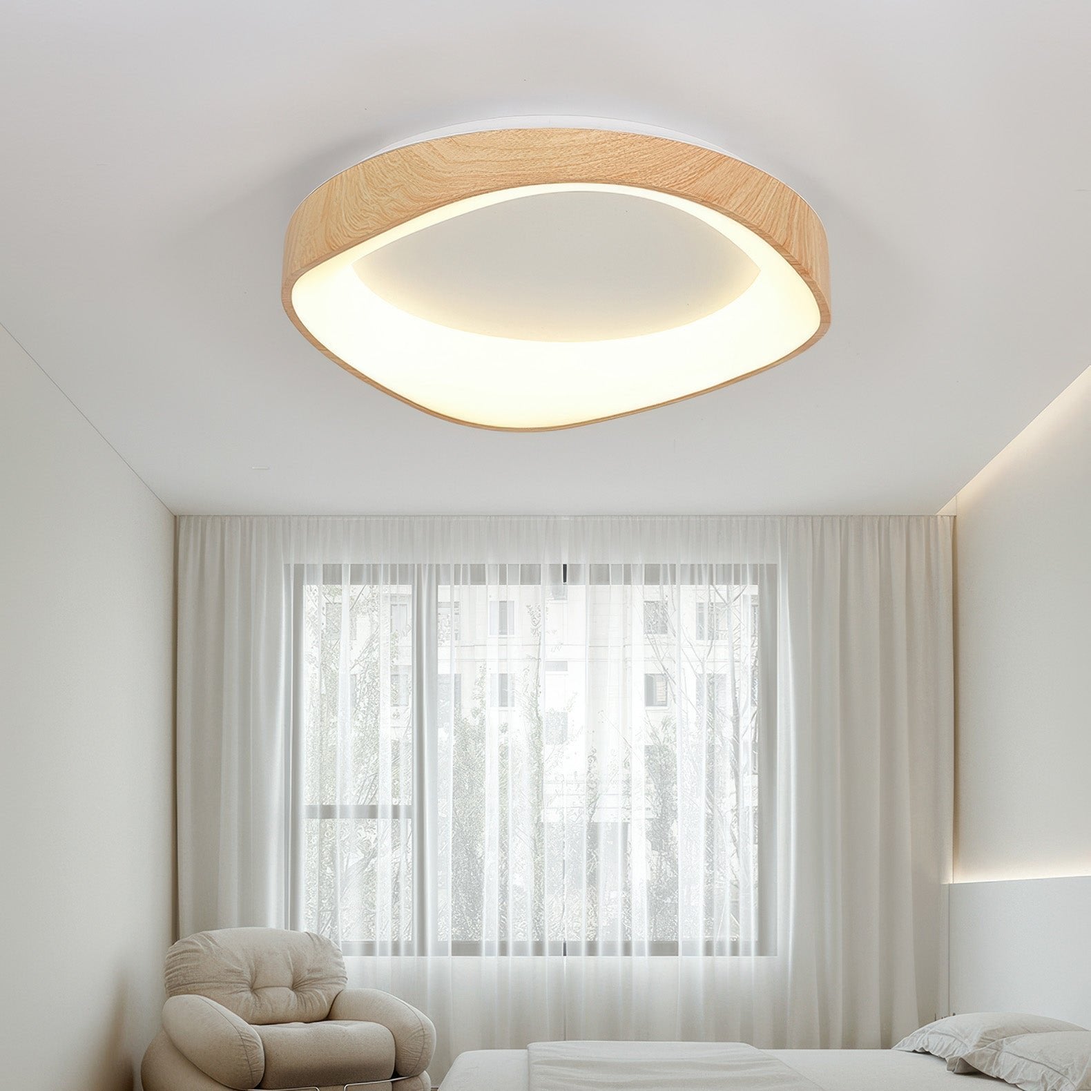 NordicWood | Elegancka minimalistyczna lampa sufitowa