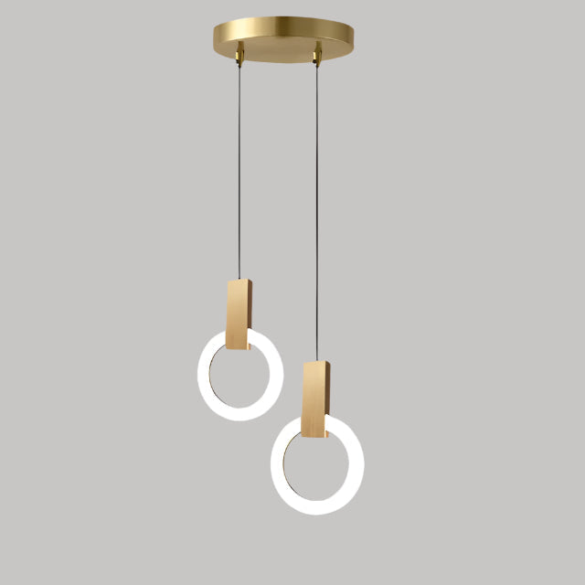Nordic Elegance | Lampa wisząca LED o minimalistycznym designie | Idealna do nowoczesnych wnętrz