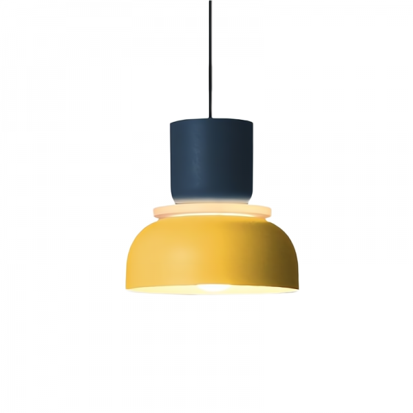 Skandynawska lampa wisząca | Oświetlenie do kuchni w kształcie makaronika | Trwała aluminiowa konstrukcja do nowoczesnych wnętrz