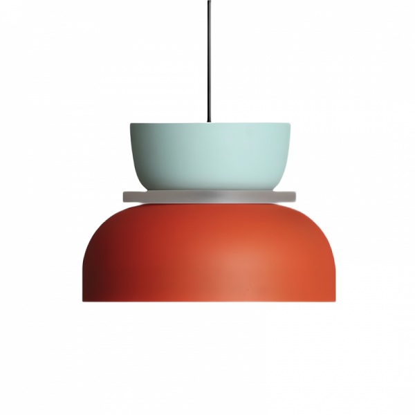 Skandynawska lampa wisząca | Oświetlenie do kuchni w kształcie makaronika | Trwała aluminiowa konstrukcja do nowoczesnych wnętrz