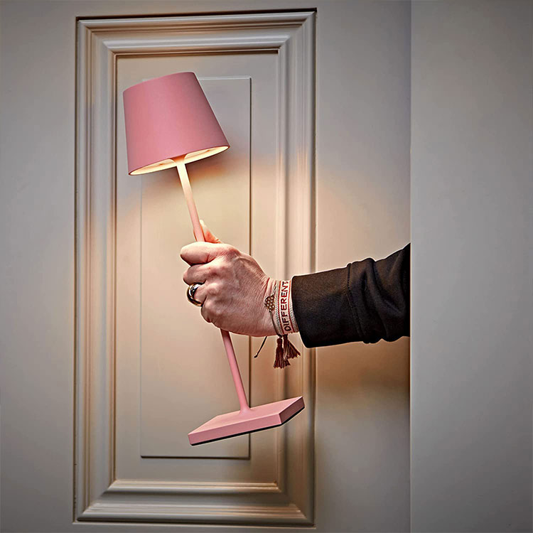 Nordiclight | Bezprzewodowa ładowalna lampa stołowa z inteligentnym sterowaniem dotykowym | Elegancki design do każdego wnętrza