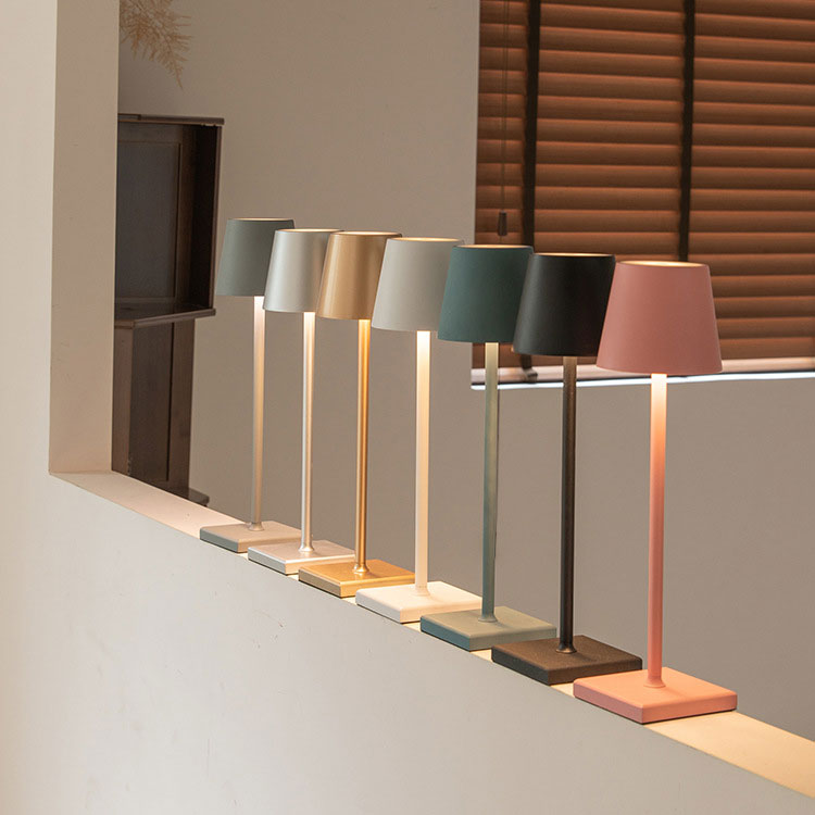 Nordiclight | Bezprzewodowa ładowalna lampa stołowa z inteligentnym sterowaniem dotykowym | Elegancki design do każdego wnętrza