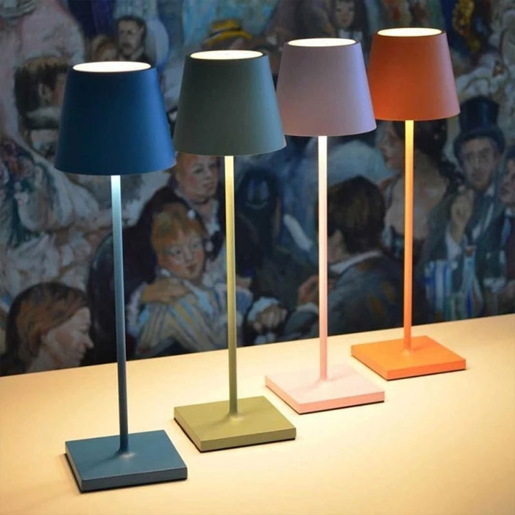 Nordiclight | Bezprzewodowa ładowalna lampa stołowa z inteligentnym sterowaniem dotykowym | Elegancki design do każdego wnętrza