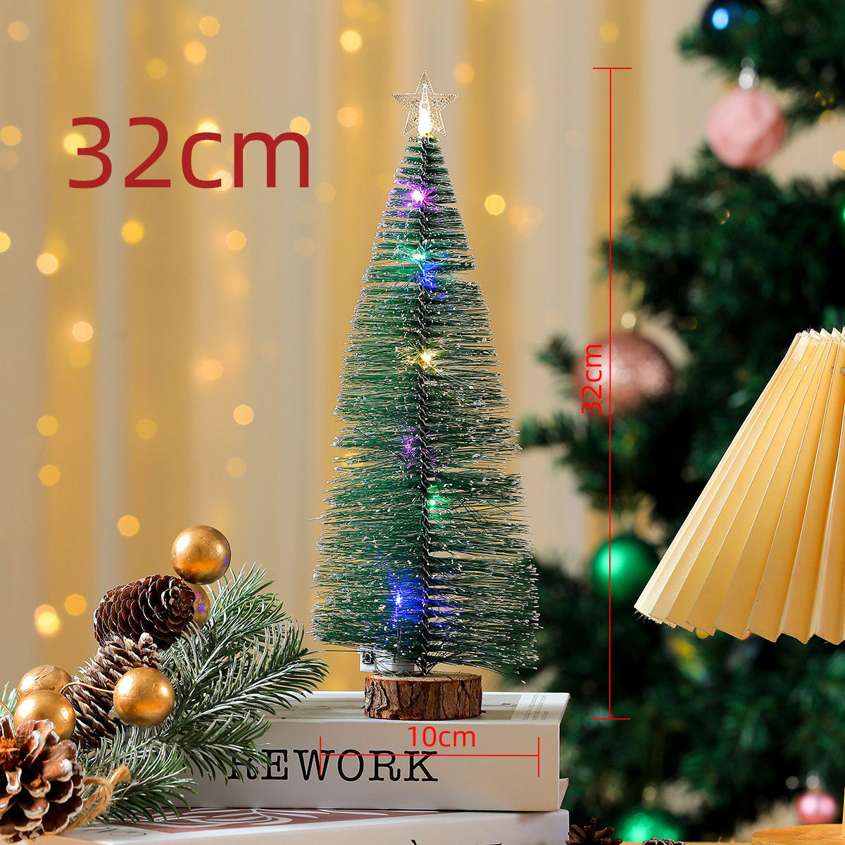 Miniaturowa Choinka LED w Skandynawskim Stylu - 32 cm