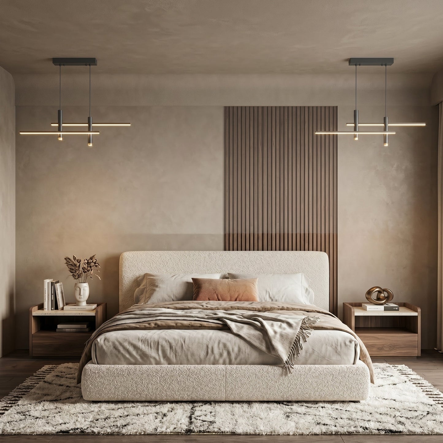 Kolekcja Otto | Liniowa lampa wisząca LED z regulowanymi przewodami zawieszenia | Nowoczesny design zapewniający eleganckie oświetlenie