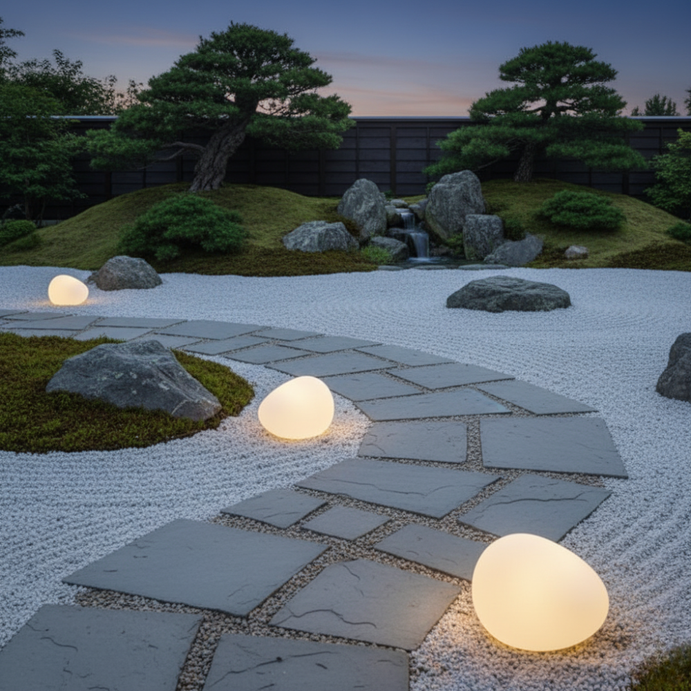 Pebble Glow | Solarna Lampa Ogrodowa w Kształcie Kamienia