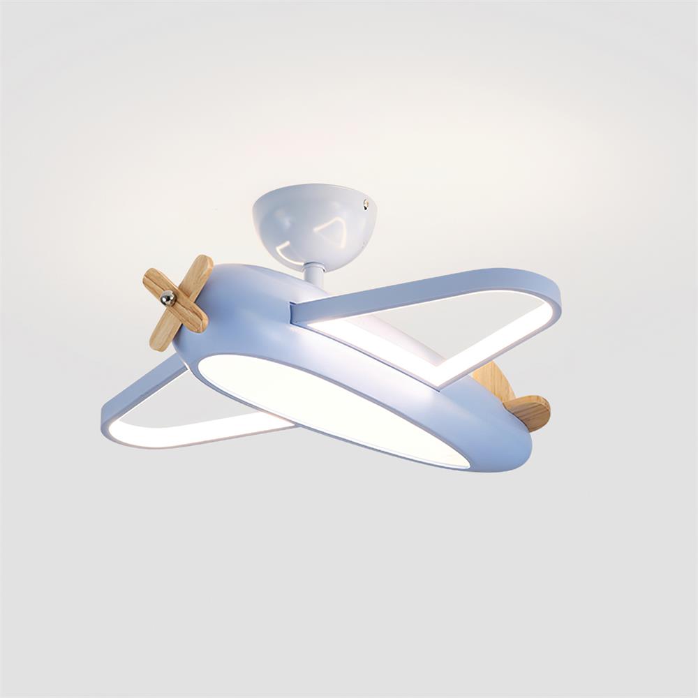 Zabawna lampa sufitowa Airplane do pokoju dziecięcego ze zintegrowanym oświetleniem LED | Urocza oprawa oświetleniowa dla kreatywnych przestrzeni