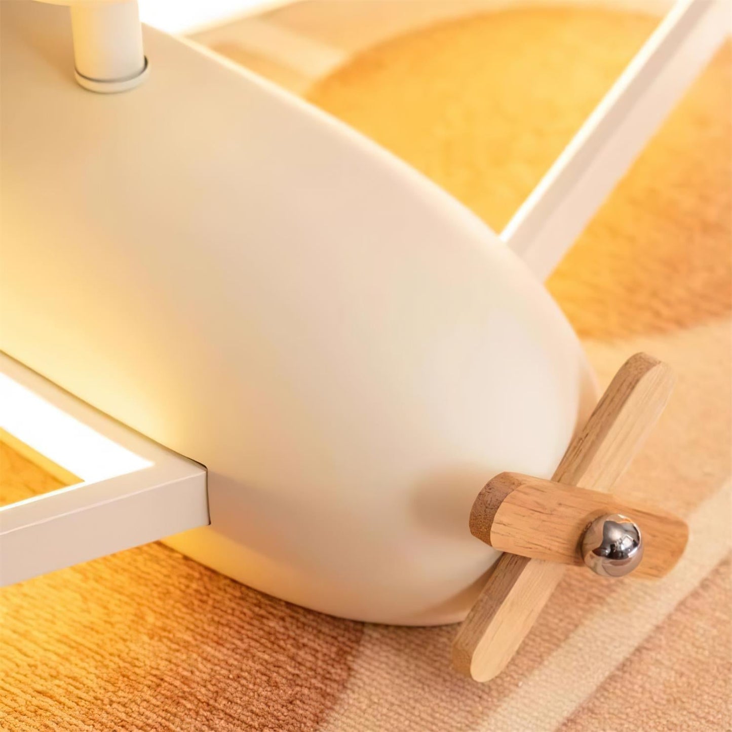 Zabawna lampa sufitowa Airplane do pokoju dziecięcego ze zintegrowanym oświetleniem LED | Urocza oprawa oświetleniowa dla kreatywnych przestrzeni