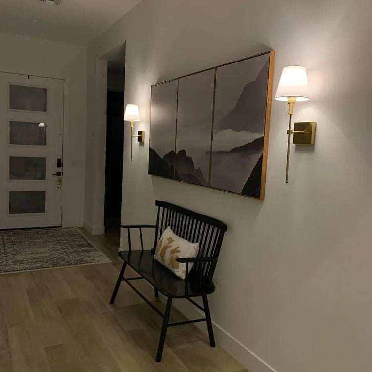 Bezprzewodowa lampa ścienna z akumulatorem | Nowoczesny design z pilotem | Stylowe oświetlenie do wnętrz i na zewnątrz