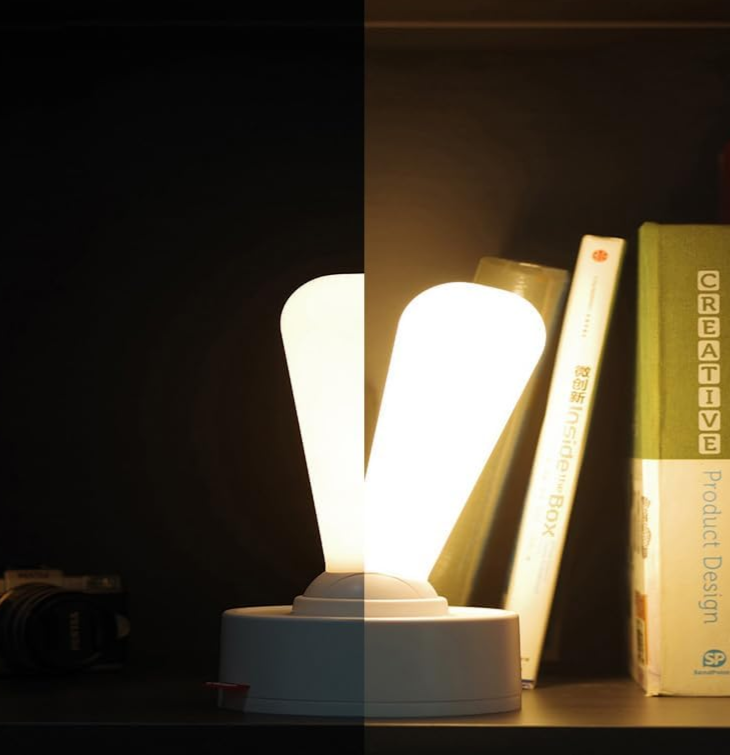 Lampa stołowa Retro Lever Switch | Bezprzewodowa konstrukcja z dwoma poziomami jasności | Uniwersalne oświetlenie na stolik nocny i biurko