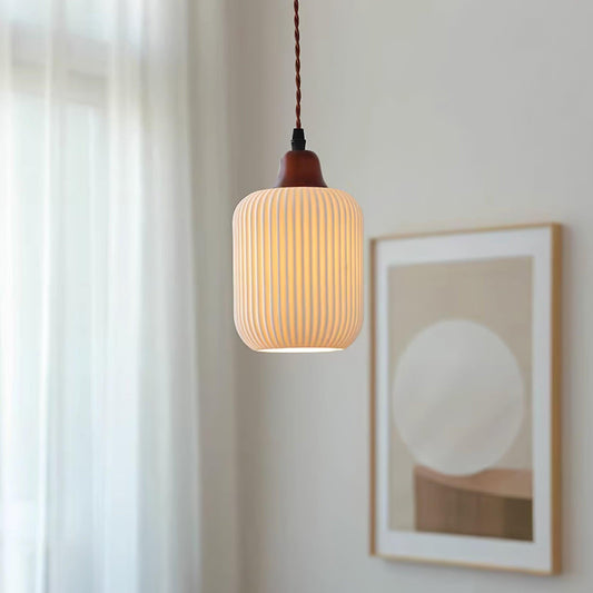 Kolekcja Sidra | Ceramiczna lampa wisząca w naturalnych ziemistych odcieniach | Eleganckie oświetlenie do przytulnych wnętrz