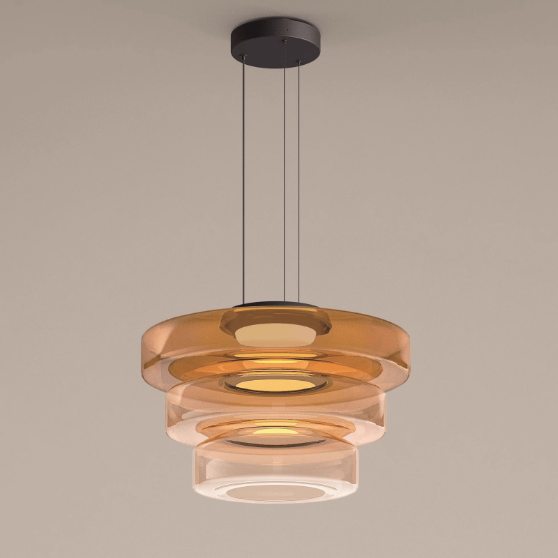 Styl Bauhaus | Lampa Wisząca z Regulowanym Sznurkiem i Szklanym Kloszem | Elegancka Lampa do Salonów i Nad Stół 1