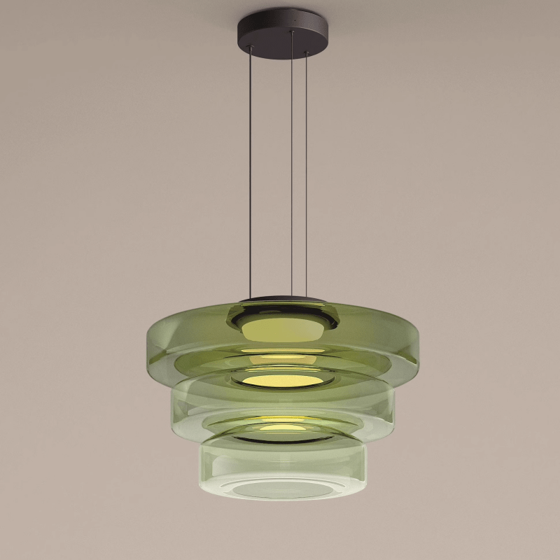 Styl Bauhaus | Lampa Wisząca z Regulowanym Sznurkiem i Szklanym Kloszem | Elegancka Lampa do Salonów i Nad Stół 10