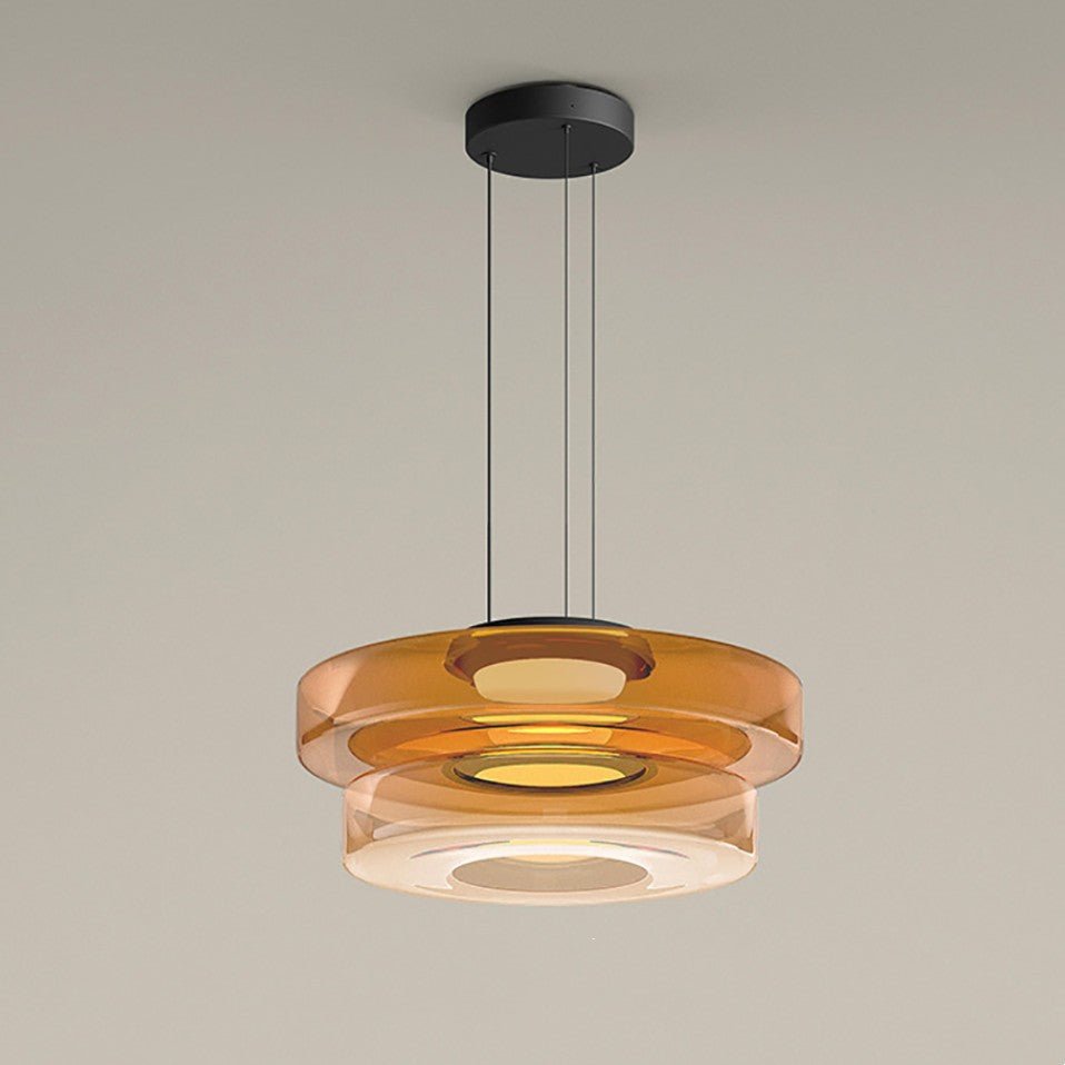 Styl Bauhaus | Lampa Wisząca z Regulowanym Sznurkiem i Szklanym Kloszem | Elegancka Lampa do Salonów i Nad Stół 5