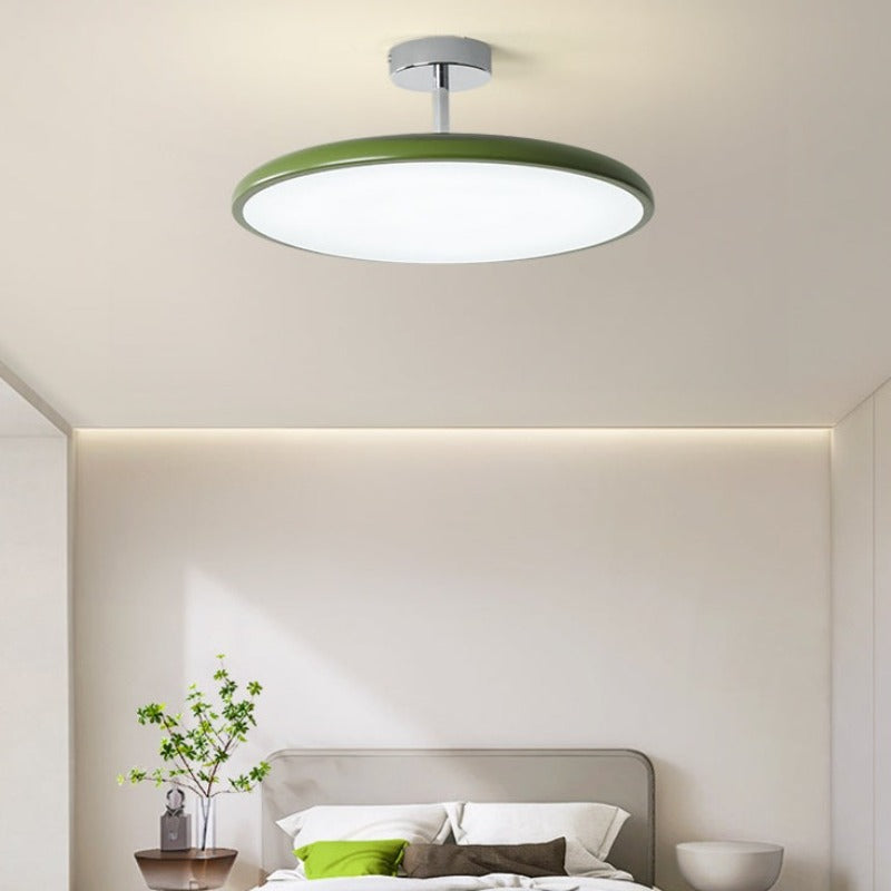 Valentina | Lampa sufitowa typu flush mount z ściemnialnym oświetleniem LED | Elegancki akrylowy klosz zapewniający wszechstronne oświetlenie