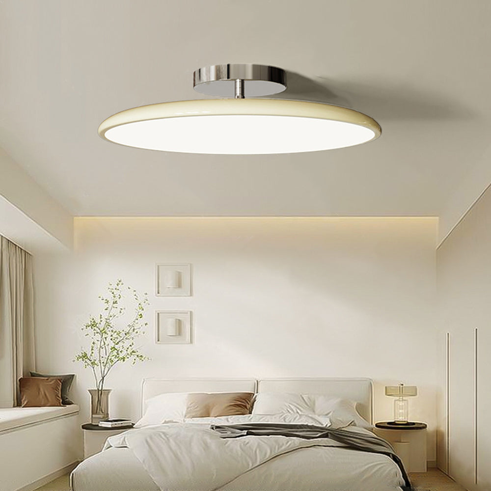 Valentina | Lampa sufitowa typu flush mount z ściemnialnym oświetleniem LED | Elegancki akrylowy klosz zapewniający wszechstronne oświetlenie