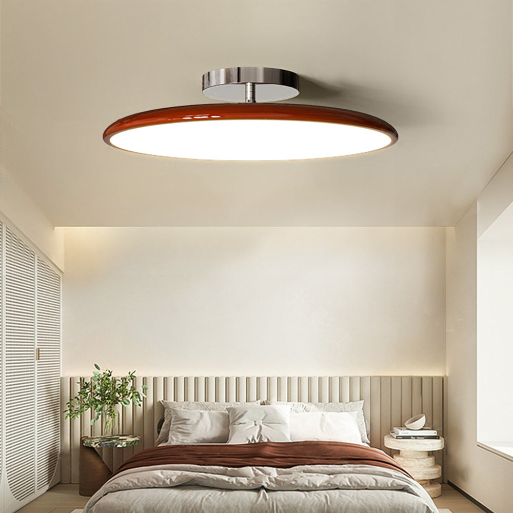 Valentina | Lampa sufitowa typu flush mount z ściemnialnym oświetleniem LED | Elegancki akrylowy klosz zapewniający wszechstronne oświetlenie