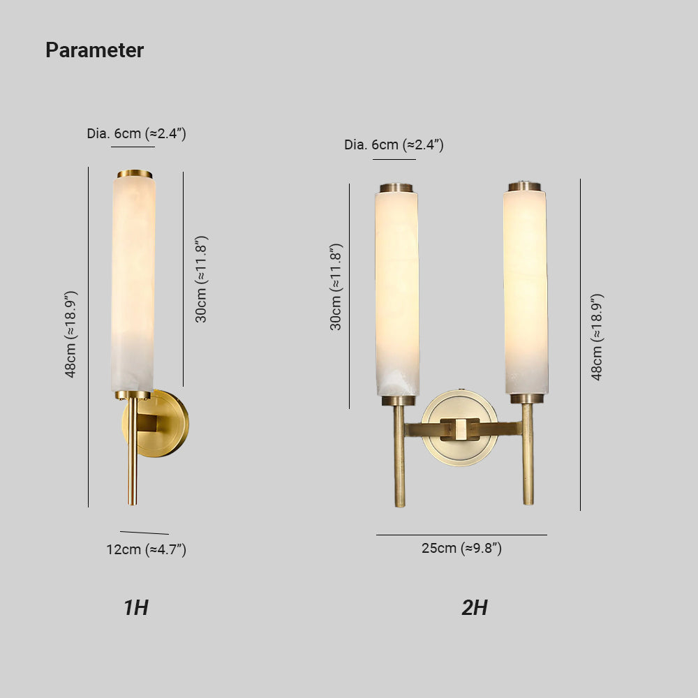 Vintage Art Deco | Lampa ścienna z mosiężnym wykończeniem i alabastrowym kloszem | Eleganckie oświetlenie do salonu i sypialni