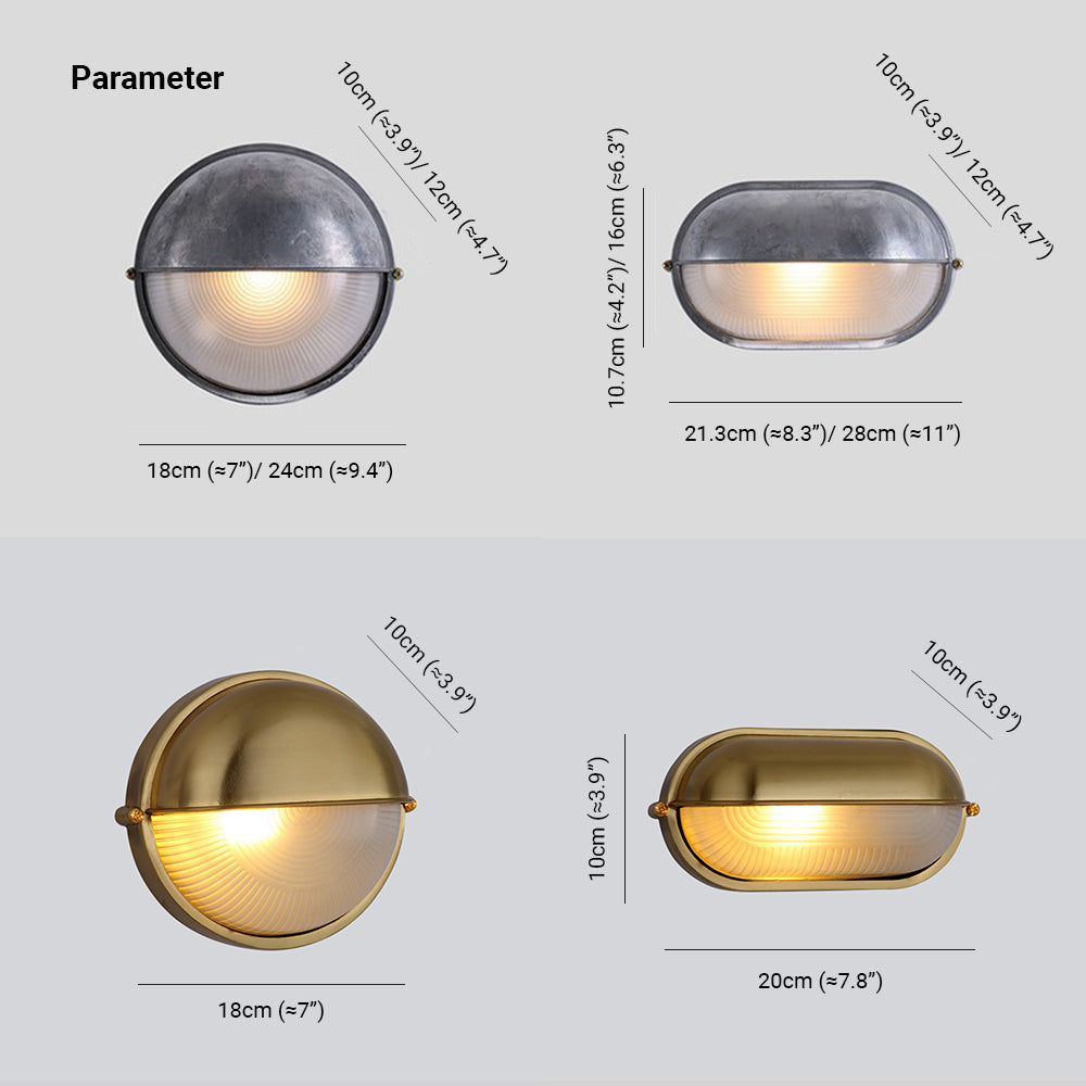 Vorn | Nowoczesna Zewnętrzna Lampa Ścienna z Wodoodpornym Designem