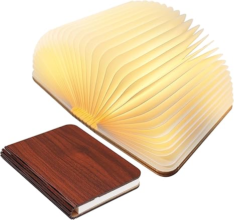 Lampka LED w Kształcie Książki z Czujnikiem Dotykowym | Dekoracyjna Lampka Nocna