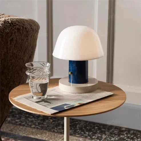 Fantazyjna lampa stołowa Mushroom z oświetleniem LED | Inspirowany naturą design dla przytulnej atmosfery