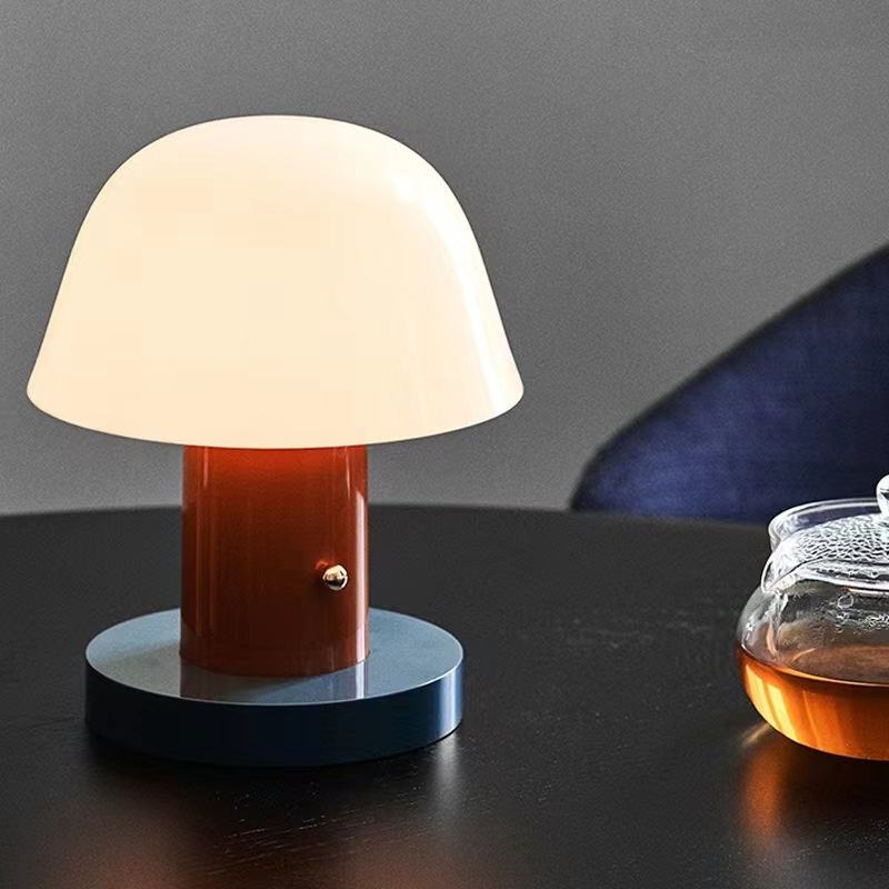 Fantazyjna lampa stołowa Mushroom z oświetleniem LED | Inspirowany naturą design dla przytulnej atmosfery