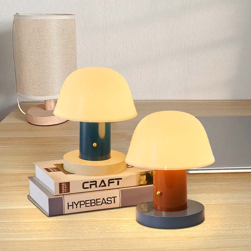 Fantazyjna lampa stołowa Mushroom z oświetleniem LED | Inspirowany naturą design dla przytulnej atmosfery