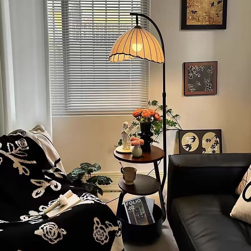 Zen Elegance | Japońska lampa stołowa LED do sypialni w stylu japandi
