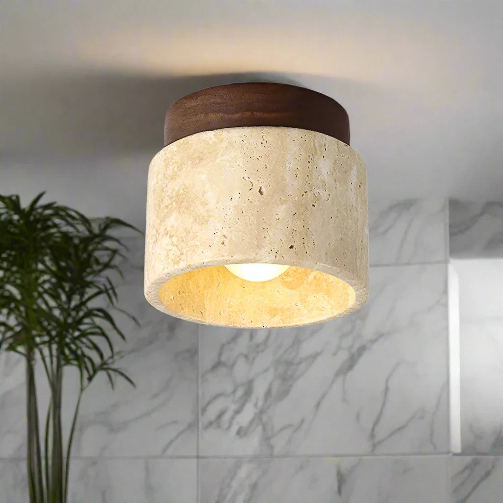 ZenithLight | Elegancka minimalistyczna lampa sufitowa w stylu japońskim