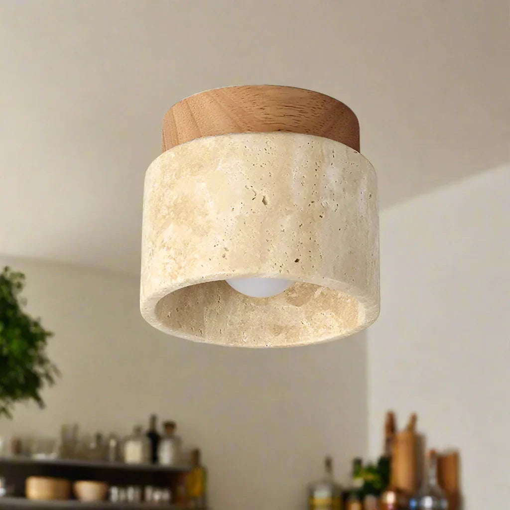 ZenithLight | Elegancka minimalistyczna lampa sufitowa w stylu japońskim