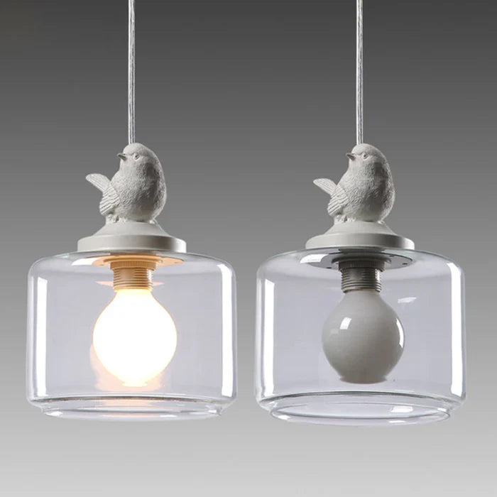 Bird | Lampa Wisząca z Motywem Ptaków – Elegancki Design do Salonu i Jadalni
