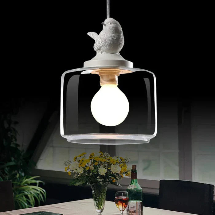 Bird | Lampa Wisząca z Motywem Ptaków – Elegancki Design do Salonu i Jadalni